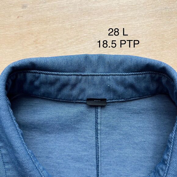 Lululemon Button Down Shirt S Blue Casual Workwear Commission ABC Lightweight - Picture 7 of 9